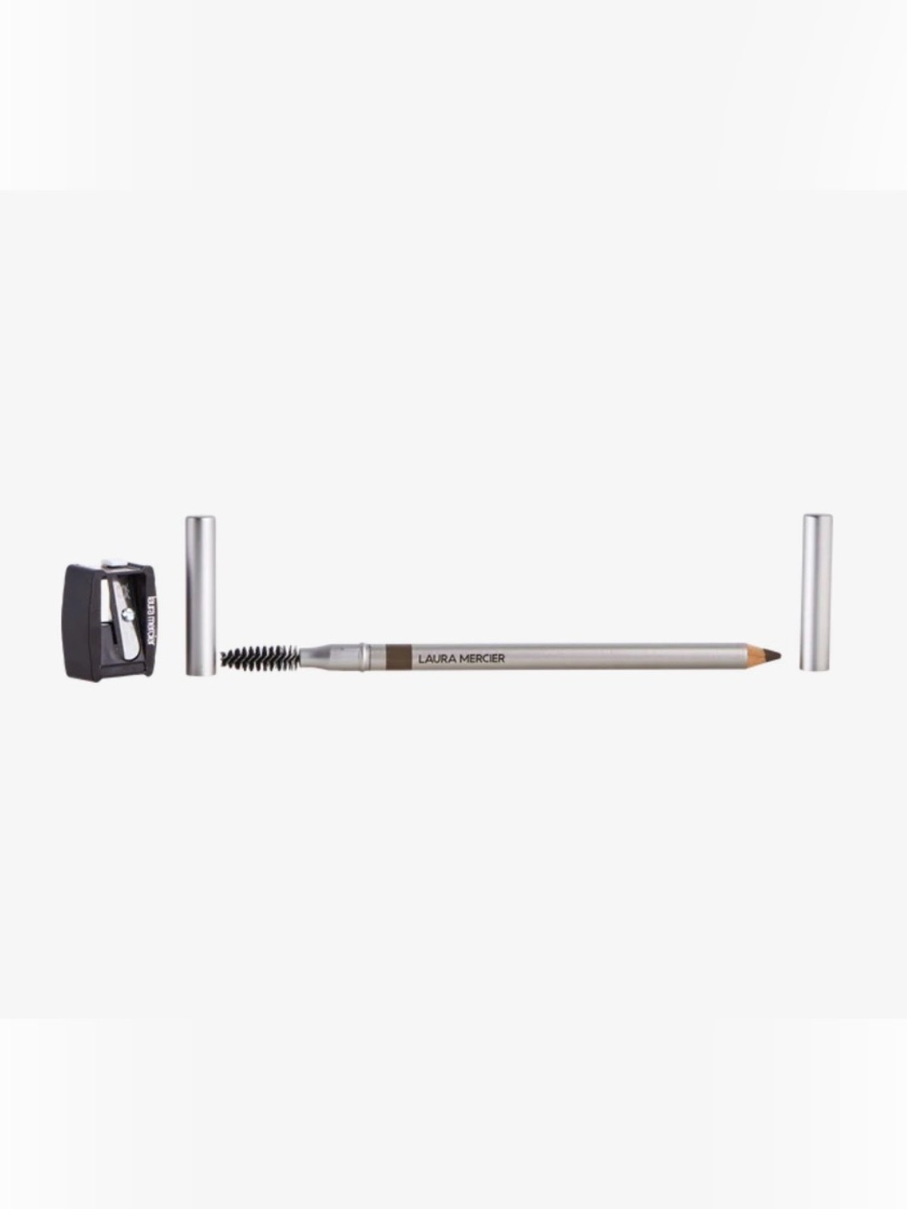 Laura Mercier Dual-Ended Brow Pencil With Sharpener In Warm Brown FULL SIZE NEW